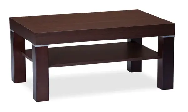 Konferenční stůl Split Barva korpusu: Dub - sonoma, Rozměry: 120 cm x 65 cm - police