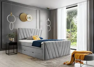 Boxspring Candice Rozměr: 160 x 200 cm, látka: Nube 3