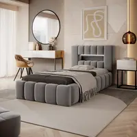Postel Lamica 90 cm - kovový rám látka: Nube 4
