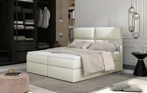 Boxspring Amber Rozměr: 160 x 200 cm, látka: Soft 33