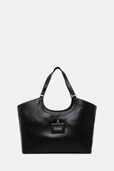 Kabelka Love Moschino černá barva, JC4391PP0NKN0000