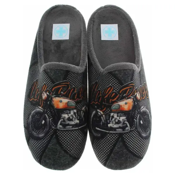 Pánské domácí pantofle Medi Line 150-025 gris 46