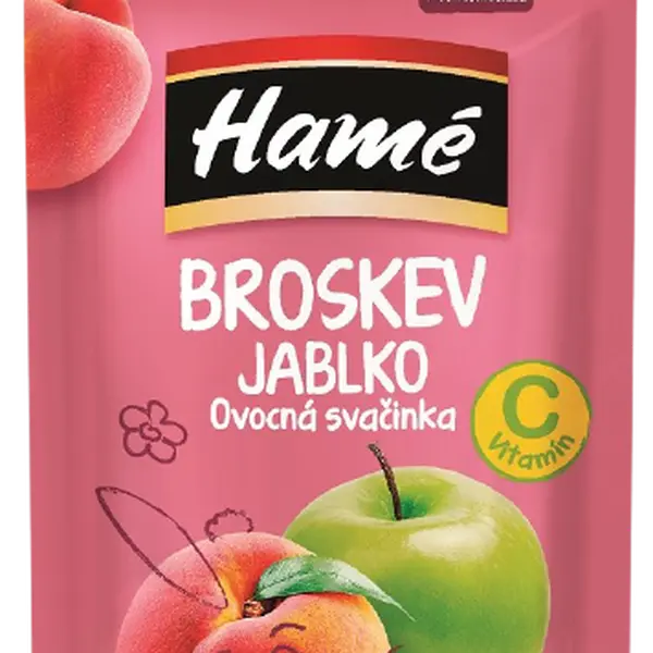 HAMÁNEK Hamé kapsička Broskev a jablko 100 g
