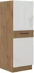 Vyšší spodní skříňka Vigo 50 DK-145 1F (3S) BB - Premium Box Barva korpusu: Dub Lancelot, Barva dvířek: Bílý lesk