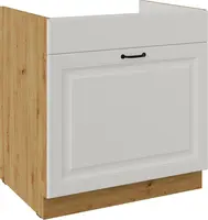 Spodní skříňka pod dřez Stilo 80 ZL 1S BB - Premium Box Barva korpusu: Dub artisan, Barva dvířek: Bílá