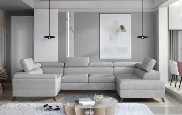 Sedací souprava Escada Provedení: Pravá U, látka: Paros 05