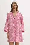 Noční košilka Dkny dámská, růžová barva, YI30061