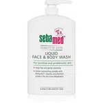 Sebamed Face & Body Wash Sensitive Skin jemná mycí emulze na tělo a obličej pro citlivou pokožku 1000 ml