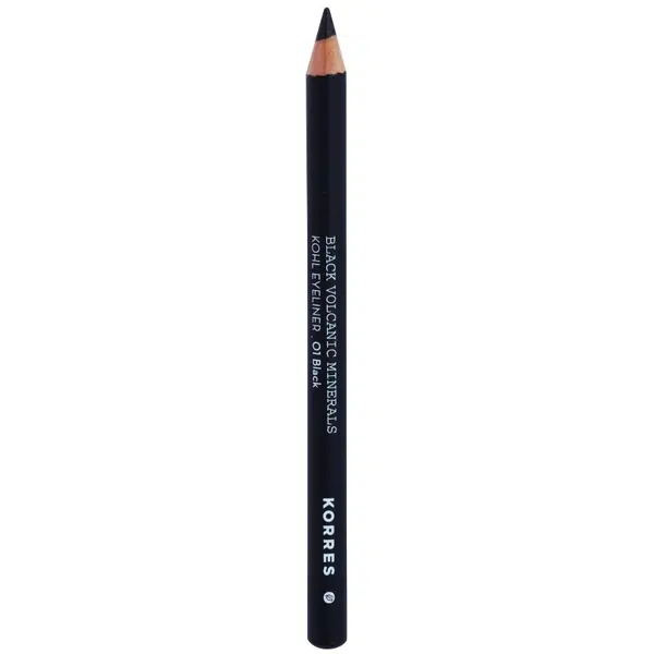 Korres Black Volcanic Minerals tužka na oči odstín 01 Black 1.14 g