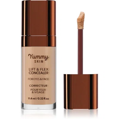 Danessa Myricks Beauty Yummy Skin Lift & Flex Concealer tekutý korektor s matným efektem odstín 7 - Medium With Golden Yellow Undertones 9.4 ml