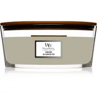 Woodwick Fireplace Fireside vonná svíčka s dřevěným knotem (hearthwick) 453 g