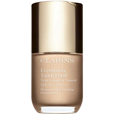 Clarins Everlasting Youth Fluid Foundation rozjasňující make-up SPF 15 odstín 105 Nude 30 ml