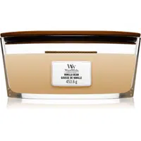 Woodwick Vanilla Bean vonná svíčka s dřevěným knotem (hearthwick) 453.6 g