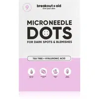 breakout + aid Microneedle Dots lokální péče s mikrojehličkami na tmavé skvrny po akné 9 ks