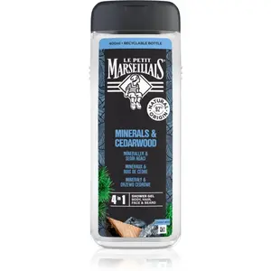 Le Petit Marseillais Minerály & Cedrové Dřevo sprchový gel 4 v 1 pro muže 400 ml