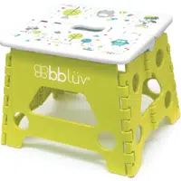BBLÜV Stëp skládací stupínek pro děti 22 x 18 x 18,2cm Lime 18m+ 1 ks