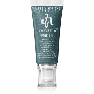 Danessa Myricks Beauty Colorfix Sparklers multifunkční líčidlo pro oči, rty a tvář odstín Evergreen 10 ml