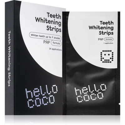 Hello Coco PAP+ Teeth Whitening Strips bělicí pásky na zuby 14 ks