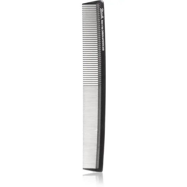 Janeke Carbon Fibre Wide and fine teeth waving comb hřeben na vlasy 22,3 cm 1 ks