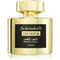 Lattafa Confidential Private Gold parfémovaná voda unisex 100 ml