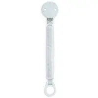 Suavinex Wonderland Soother Clip with Ribbon klip na dudlík Blue 1 ks