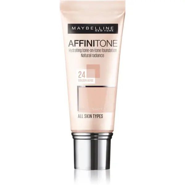MAYBELLINE NEW YORK Affinitone hydratační make-up odstín 24 Golden Beige 30 ml