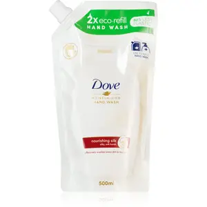 Dove Nourishing Silk tekuté mýdlo – náhradní náplň 500 ml