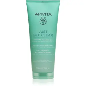 Apivita Just Bee Clear Purifying Cleanser Gel čisticí pleťový gel proti akné 200 ml