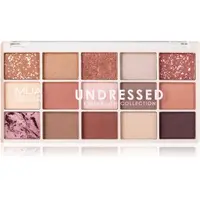 MUA Makeup Academy Eyeshadow Collection 15 Shade Palette paletka očních stínů odstín Undressed 12 g