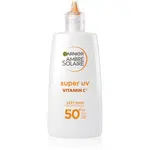 Garnier Ambre Solaire Super UV Vitamin C lehký ochranný fluid proti tmavým skvrnám SPF 50+ 40 ml