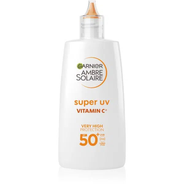 Garnier Ambre Solaire Super UV Vitamin C lehký ochranný fluid proti tmavým skvrnám SPF 50+ 40 ml