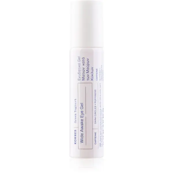 Korres Greek Yoghurt Wide Awake Eye Gel Roller rozjasňující oční sérum roll-on 15 ml