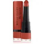 Bourjois Rouge Velvet The Lipstick matná rtěnka odstín 53 Caramel Salé 2.4 g