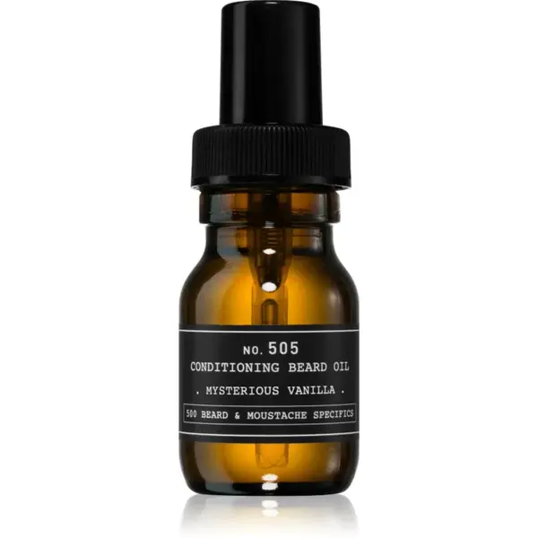 Depot 500 BEARD & MOUSTACHE SPECIFICS NO. 505 CONDITIONING BEARD OIL olej na vousy Mysterious Vanilla 30 ml
