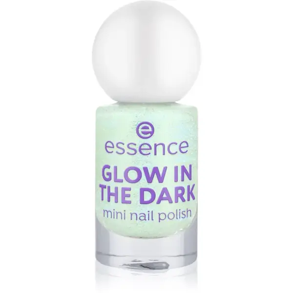 essence GLOW IN THE DARK lak na nehty mini odstín 01 5 ml