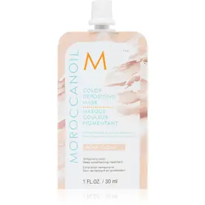 Moroccanoil Color Depositing jemná vyživující maska bez permanentních barevných pigmentů Rose Gold 30 ml