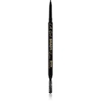 L.A. Girl Cosmetics Shady Slim automatická tužka na obočí s kartáčkem odstín Black 0.08 g