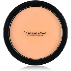 Pierre René Face kompaktní pudr se zrcátkem a aplikátorem odstín 03 Transparent  8 g