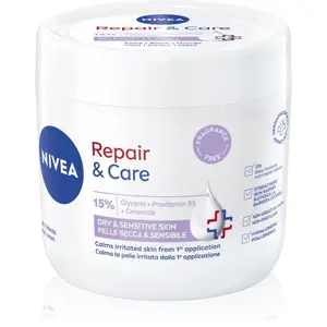 NIVEA Repair & Care Sensitive výživný regenerační krém pro suchou a citlivou pokožku 400 ml