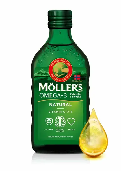 MOLLER´S Omega 3 RYBÍ OLEJ Natur