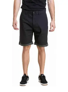 Meatfly pánské kraťasy Barry 2.0 Black / Army Green Ripstop | Černá | Velikost 34