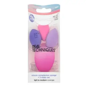 Real Techniques Sunrise To Sunset Miracle Complexion Sponge + 3 Minis Set houbička na make-up
