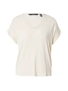 VERO MODA Tričko 'VMVanessa'  krémová