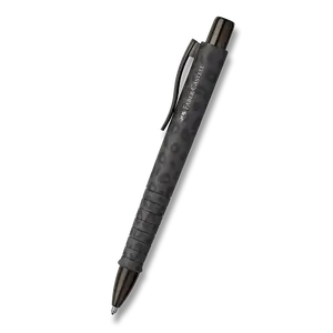 Faber-Castell Poly Ball Leopard Čierna guľôčkové pero, XB