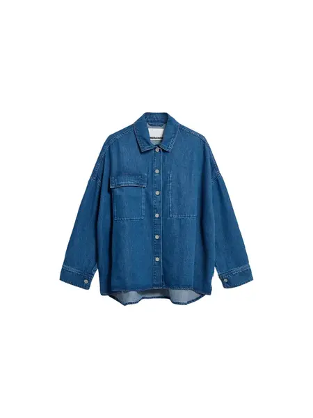 ARMEDANGELS Blúzka  modrá denim