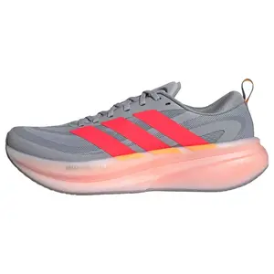 ADIDAS PERFORMANCE Bežecká obuv 'Supernova Glide'  sivá / červená
