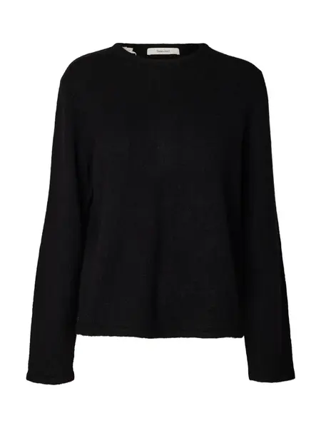 SELECTED Sveter 'SLWLULU'  čierna