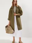 Trendyol Prechodný kabát  kaki