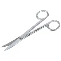 Nůžky na kůži jemné rovné / zahnuté, 9 cm