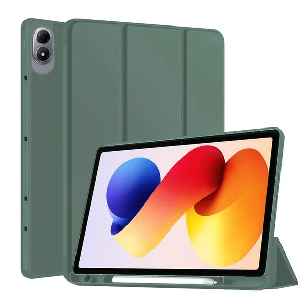 Techsuit Flex Trifold pouzdro, Xiaomi Redmi Pad 2 Pro, zelené